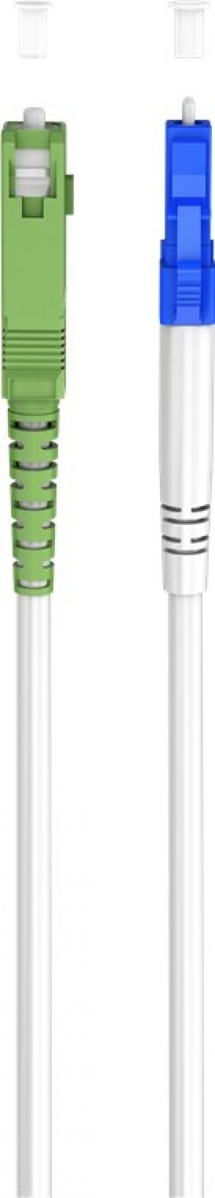 Goobay Fiberoptisk kabel (FTTH), Singlemode (OS2) Hvit, hvit (Simplex), 30 m plugg SC-APC (8°) > LC-plugg (UPC), halogenfri kabelkappe (LSZH) Goobay Fiberoptisk kabel (FTTH), Singlemode (OS2) Hvit, hvit (Simplex), 30 m plugg SC-APC (8°) > LC-plugg (UPC), halogenfri kabelkappe (LSZH)