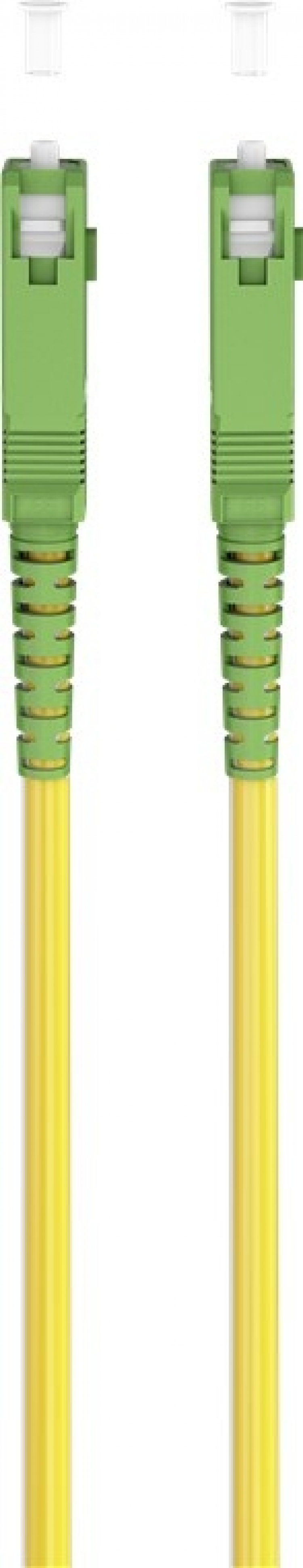 Goobay Fiberoptisk kabel (FTTH), Singlemode (OS2) Gul, gul (Simplex), 3 m plugg SC-APC (8°) > plugg SC-APC (8°), halogenfri kabelmantel (LSZH) Goobay Fiberoptisk kabel (FTTH), Singlemode (OS2) Gul, gul (Simplex), 3 m plugg SC-APC (8°) > plugg SC-APC (8°), halogenfri kabelmantel (LSZH)