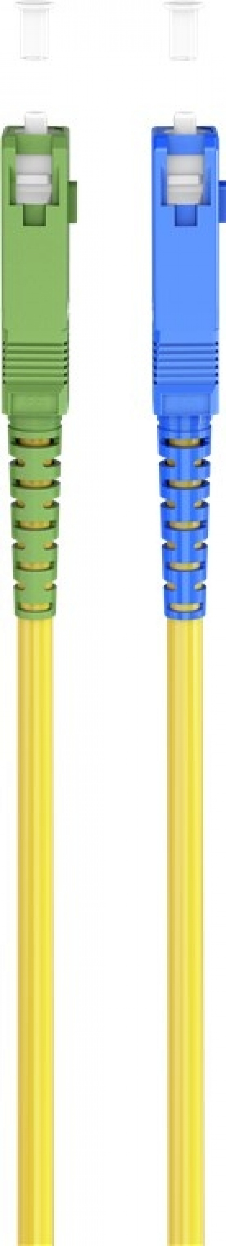Goobay Fiberoptisk kabel (FTTH), Singlemode (OS2) Gul, gul (Simplex), 0,5 m plugg SC-APC (8°) > SC-plugg (UPC), halogenfri kabelmantel (LSZH) Goobay Fiberoptisk kabel (FTTH), Singlemode (OS2) Gul, gul (Simplex), 0,5 m plugg SC-APC (8°) > SC-plugg (UPC), halogenfri kabelmantel (LSZH)