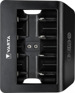 Varta LCD Universal Charger+ (type 57688) lader 1x 9V-batteri eller opptil 4x AA-, AAA-, C- eller D-batterier (NiMH) samtidig Varta LCD Universal Charger+ (type 57688) lader 1x 9V-batteri eller opptil 4x AA-, AAA-, C- eller D-batterier (NiMH) samtidig