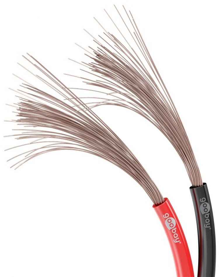 Goobay Høyttalerkabel rød;svart CCA 10 m spole, tverrsnitt 2 x 4,0 mm² Goobay Høyttalerkabel rød;svart CCA 10 m spole, tverrsnitt 2 x 4,0 mm²