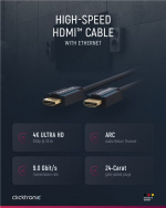 ClickTronic Høyhastighets HDMI™-kabel Premium-kabel | 1x HDMI™-kontakt 1x HDMI™-kontakt | 15,0 m | UHD 4K @ 30 Hz ClickTronic Høyhastighets HDMI™-kabel Premium-kabel | 1x HDMI™-kontakt 1x HDMI™-kontakt | 15,0 m | UHD 4K @ 30 Hz