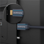 ClickTronic Høyhastighets HDMI™-kabel Premium-kabel | 1x HDMI™-kontakt 1x HDMI™-kontakt | 15,0 m | UHD 4K @ 30 Hz ClickTronic Høyhastighets HDMI™-kabel Premium-kabel | 1x HDMI™-kontakt 1x HDMI™-kontakt | 15,0 m | UHD 4K @ 30 Hz