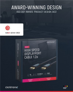 ClickTronic DisplayPort™-kabel Premium-kabel | 1x DisplayPort™-kontakt 1x DisplayPort™-kontakt 1x DisplayPort™-kontakt | 10,0 m | UHD 4K @ 60 Hz ClickTronic DisplayPort™-kabel Premium-kabel | 1x DisplayPort™-kontakt 1x DisplayPort™-kontakt 1x DisplayPort™-kontakt | 10,0 m | UHD 4K @ 60 Hz