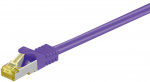 Goobay RJ45 patchkabel S/FTP (PiMF), 500 MHz, med CAT 7 råkabel, fiolett, 3 m LSZH halogenfri kabelkappe, kobber, RJ45-kontakt (CAT 6A) Goobay RJ45 patchkabel S/FTP (PiMF), 500 MHz, med CAT 7 råkabel, fiolett, 3 m LSZH halogenfri kabelkappe, kobber, RJ45-kontakt (CAT 6A)