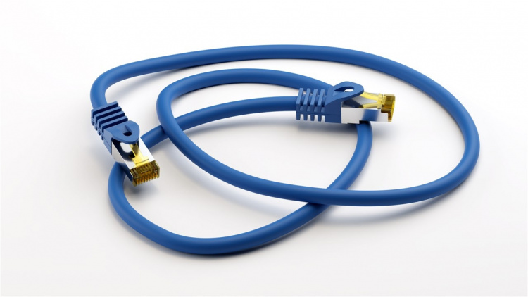 Goobay RJ45 patchkabel S/FTP (PiMF), 500 MHz, med CAT 7 råkabel, blå, 10 m LSZH halogenfri kabelkappe, kobber, RJ45-kontakt (CAT 6A) Goobay RJ45 patchkabel S/FTP (PiMF), 500 MHz, med CAT 7 råkabel, blå, 10 m LSZH halogenfri kabelkappe, kobber, RJ45-kontakt (CAT 6A)