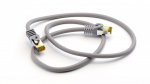 Goobay RJ45 patchkabel S/FTP (PiMF), 500 MHz, med CAT 7 råkabel, grå, 30 m LSZH halogenfri kabelkappe, kobber, RJ45-kontakt (CAT 6A)
