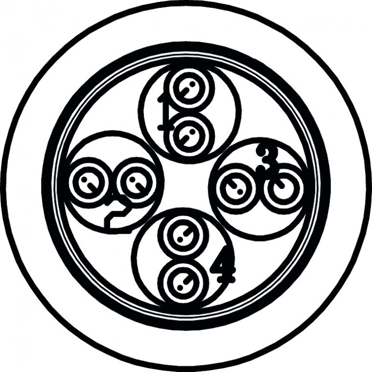 Goobay CAT 5e Nettverkskabel, F/UTP, 100 m, blå Kobberbelagt aluminiumsleder (CCA), AWG 26/7 (fåtrådet), PVC-kabelkappe