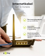 Goobay Kretskabel CAT 6, S/FTP (PiMF), magenta, 1 m kobberleder (CU), halogenfri kabelmantel (LSZH) Goobay Kretskabel CAT 6, S/FTP (PiMF), magenta, 1 m kobberleder (CU), halogenfri kabelmantel (LSZH)