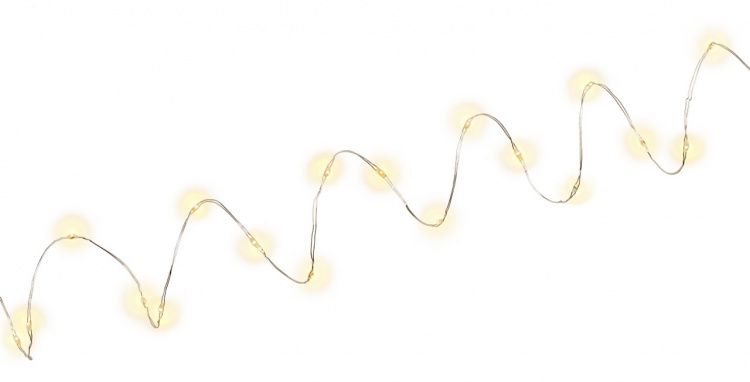 Goobay 2 x lyskæde med sølvtråd og 20 LED-lys, inkl. timer stemningsfull lysdekorasjon for innendørs bruk Goobay 2 x lyskæde med sølvtråd og 20 LED-lys, inkl. timer stemningsfull lysdekorasjon for innendørs bruk