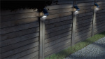 Goobay LED-solcellelampe med bevegelsesdetektor, 1,5 W nøytralt hvitt lys for inngangspartier, garasjeporter og trapper Goobay LED-solcellelampe med bevegelsesdetektor, 1,5 W nøytralt hvitt lys for inngangspartier, garasjeporter og trapper