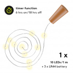 Goobay 10-serie LED-flaskebelysning, inkl. timer Atmosfærisk lysdekorasjon for glassflasker Goobay 10-serie LED-flaskebelysning, inkl. timer Atmosfærisk lysdekorasjon for glassflasker