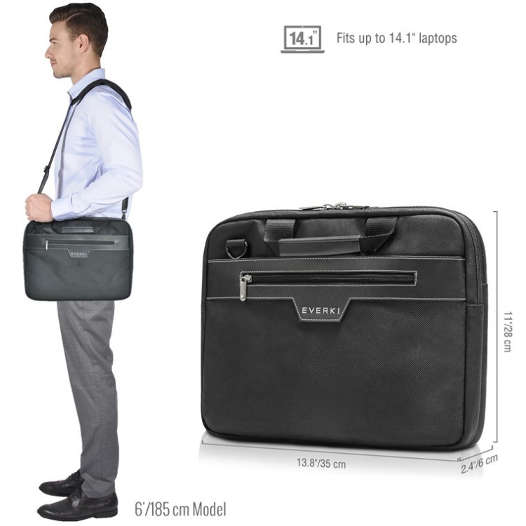 everki Business (EKB414) Laptop-veske for maskiner opp til 14.1 everki Business (EKB414) Laptop-veske for maskiner opp til 14.1