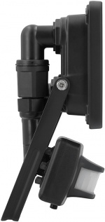 Goobay Utendørs LED-lyskaster, 20 W, med bevegelsesdetektor med 1700 lm, nøytralt hvitt lys (4000 K), PIR-sensor med PÅ/AV-funksjon og M16-kabelgjennomføring, egnet for utendørs bruk (IP44)