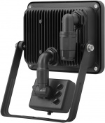 Goobay Utendørs LED-lyskaster, 30 W, med bevegelsesdetektor med 2550 lm, nøytralt hvitt lys (4000 K), PIR-sensor med PÅ/AV-funksjon og M16-kabelgjennomføring, egnet for utendørs bruk (IP44)