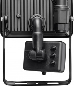 Goobay Utendørs LED-lyskaster, 30 W, med bevegelsesdetektor med 2550 lm, nøytralt hvitt lys (4000 K), PIR-sensor med PÅ/AV-funksjon og M16-kabelgjennomføring, egnet for utendørs bruk (IP44)