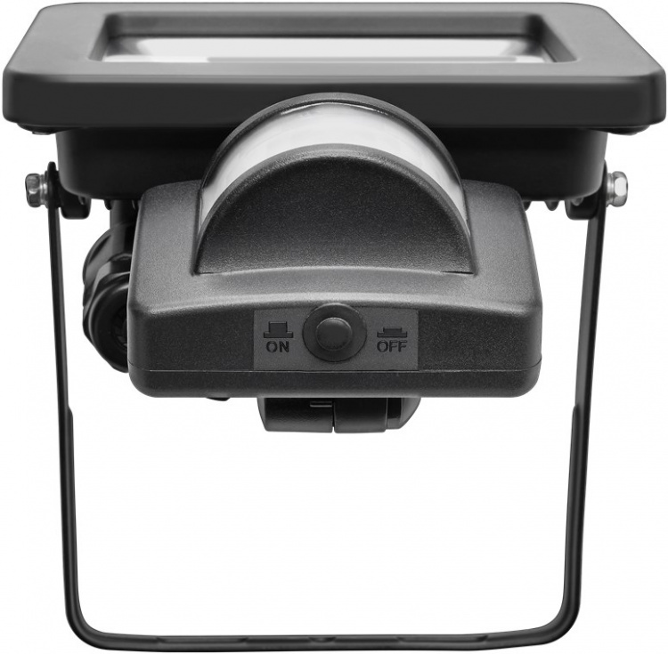 Goobay Utendørs LED-lyskaster, 30 W, med bevegelsesdetektor med 2550 lm, nøytralt hvitt lys (4000 K), PIR-sensor med PÅ/AV-funksjon og M16-kabelgjennomføring, egnet for utendørs bruk (IP44)