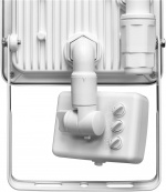 Goobay Utendørs LED-lyskaster, 50 W, med bevegelsesdetektor med 4250 lm, nøytralt hvitt lys (4000 K), PIR-sensor med PÅ/AV-funksjon og M16-kabelgjennomføring, egnet for utendørs bruk (IP44)