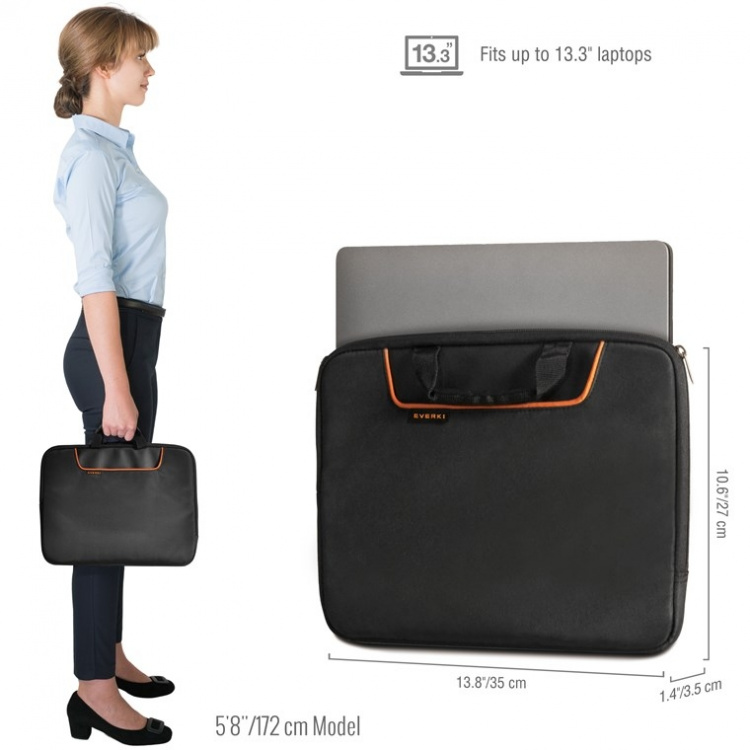 everki Erme (EKF808S13B) for bærbare datamaskiner opp til 13,3