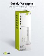 Goobay LED-bordlampe Mood Light + Kalender Innendørsbelysning for arbeidsrom, barnehage, soverom eller kontor