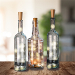 Goobay 3x 10 LED-flaskelys, inkl. timer stemningsfull lysdekorasjon for glassflasker