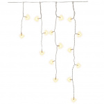 Goobay 400 LED isregnlyskjede med timerfunksjon og 24 V transformator for utendørs bruk, varmhvit (3000 K), for innendørs og utendørs bruk (IP44) Goobay 400 LED isregnlyskjede med timerfunksjon og 24 V transformator for utendørs bruk, varmhvit (3000 K), for innendørs og utendørs bruk (IP44)