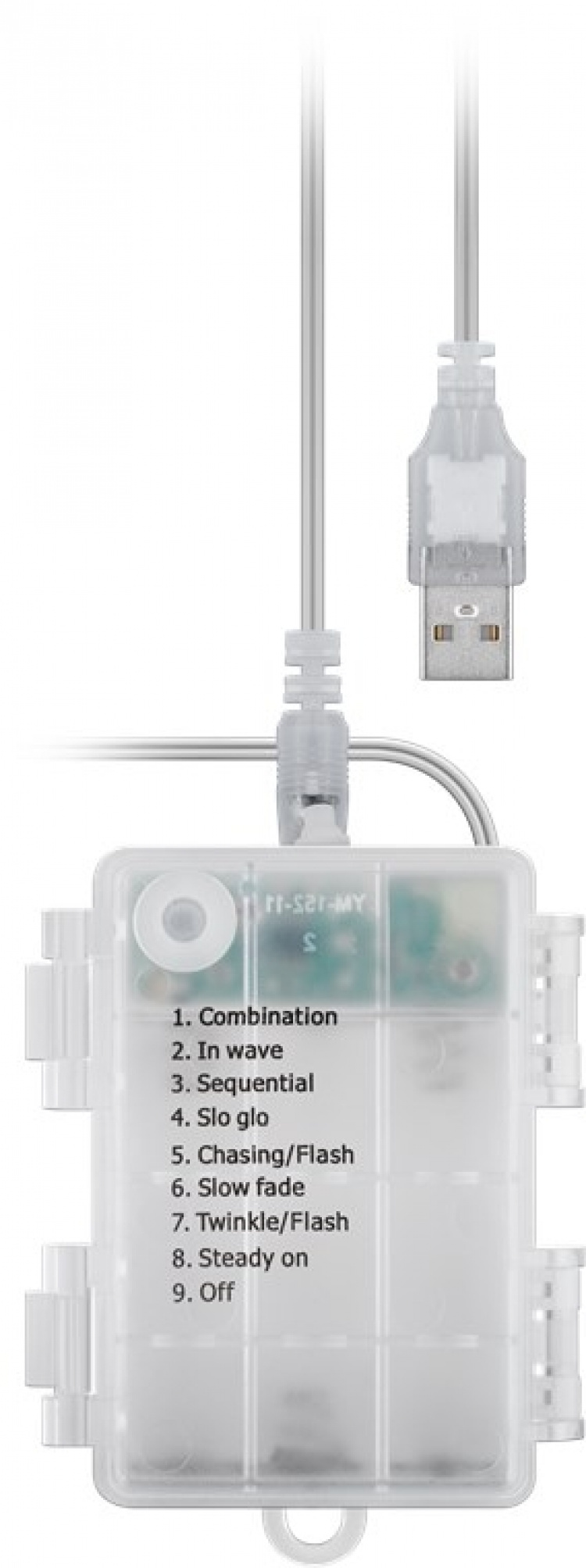 Goobay 300 LED-ljusridåer med fjärrkontroll, timerfunktion, 8 ljuslägen, dimmer, USB- och batteridrift, varmvitt (3000 K)