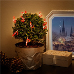 Goobay 10 LED-lys Polkaprikker med timerfunksjon, varmhvit (3000 K), batteridrevet Goobay 10 LED-lys Polkaprikker med timerfunksjon, varmhvit (3000 K), batteridrevet