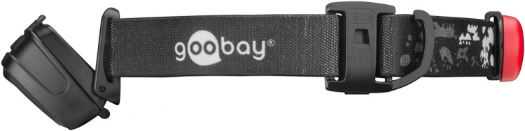 Goobay High Bright 240 LED-hodelykt med 240 lm og kjølig hvitt lys (6500 K), ideell for fritid, sport, camping, fiske, jakt og i bilen