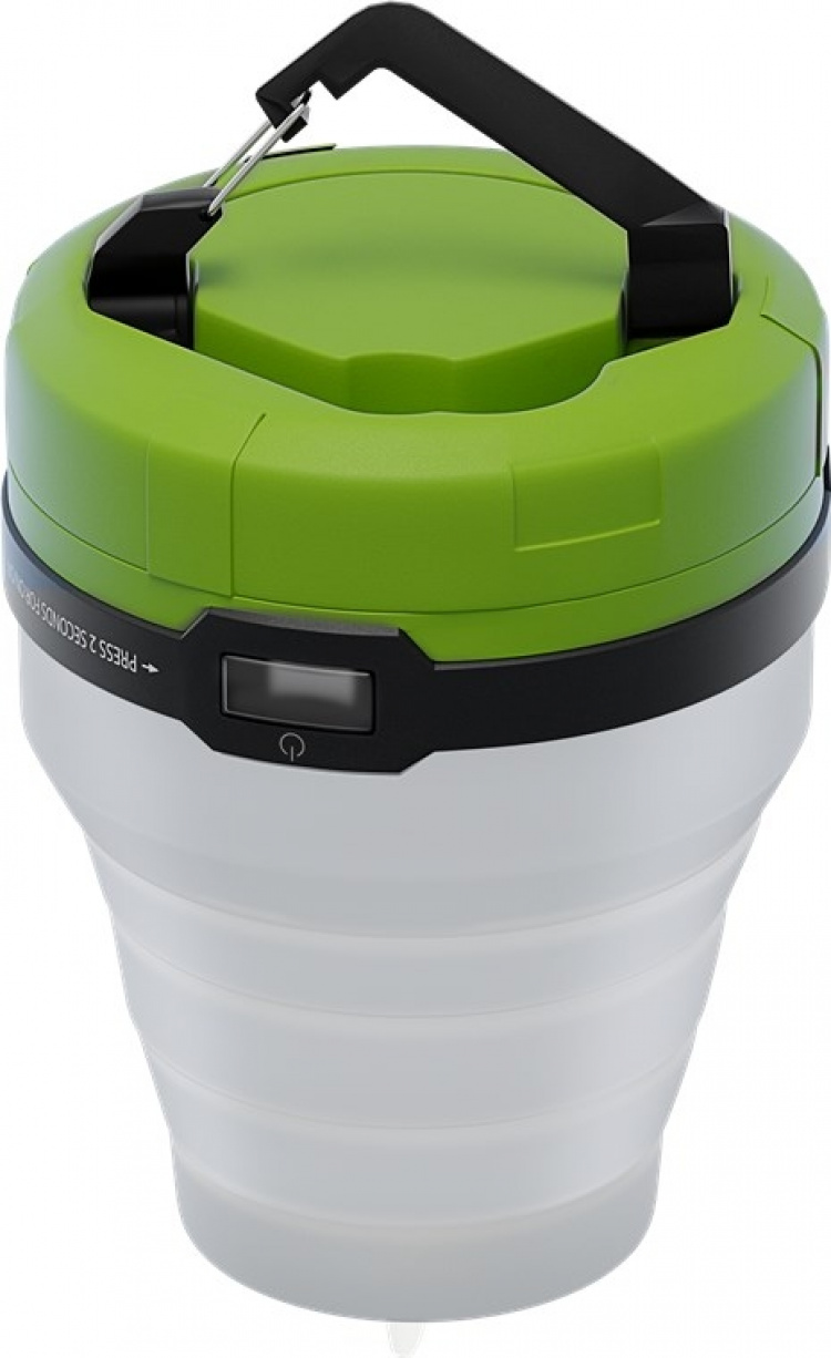 Goobay LED- campinglampe, 3-i-1, sammenleggbar, allsidig hjelper for fritid, arrangementer, camping og andre utendørsaktiviteter