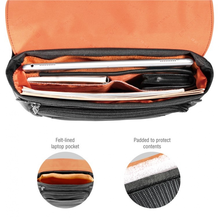 everki Venue XL (EKS622XL) Premium RFID Mini Messenger för iPad Pro 12-tum / Yta Pro / MacBook 12-tums