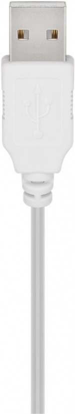 Goobay LED mini-juletre med juledekorasjon, 15 mikro-LED i varmhvit (2700 K) og 75 cm USB-kabel, høyde ca. 22 cm