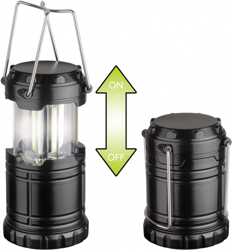 Goobay LED-campinglampe High Bright 250 uttrekkbar, kompakt design, veldig lyssterk, kjølig hvit (6800 K) Goobay LED-campinglampe High Bright 250 uttrekkbar, kompakt design, veldig lyssterk, kjølig hvit (6800 K)