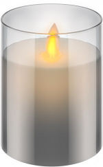 Goobay LED ekte vokslys i glass, 7,5 x 10 cm vakker og trygg belysningsløsning for mange områder som hjem og loggia, kontorer eller skoler Goobay LED ekte vokslys i glass, 7,5 x 10 cm vakker og trygg belysningsløsning for mange områder som hjem og loggia, kontorer eller skoler