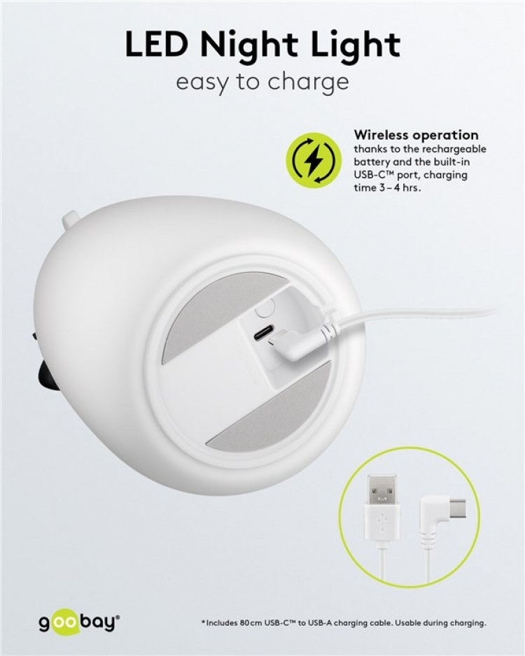 Goobay LED-nattlys 