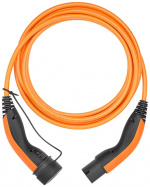 LAPP MOBILITY Ladekabel Type 2, opptil 7,4 kW, 5 m, oransje (5555934026) 32 A, 1-faset, for lading av hybrid- og elbiler med Type 2-tilkobling