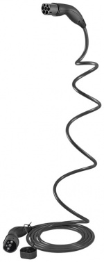 LAPP MOBILITY HELIX Type 2-ladekabel, opptil 7,4 kW, m, svart (5555935002) 32 A, 1-faset, for lading av hybrid- og elbiler med Type 2-tilkobling