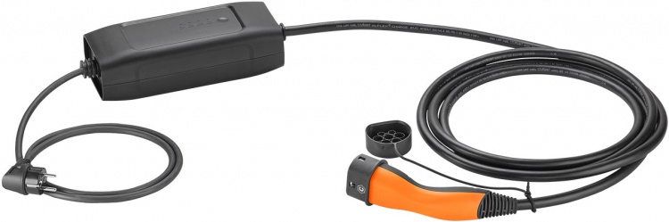 LAPP MOBILITY Basic mobil ladestasjon, Type 2, jordet støpsel, opptil 2,3 kW, 6 m (5555921001) 10 A, 1-fase, for lading av hybrid- og elbiler med Type 2-tilkobling LAPP MOBILITY Basic mobil ladestasjon, Type 2, jordet støpsel, opptil 2,3 kW, 6 m (5555921001) 10 A, 1-fase, for lading av hybrid- og elbiler med Type 2-tilkobling