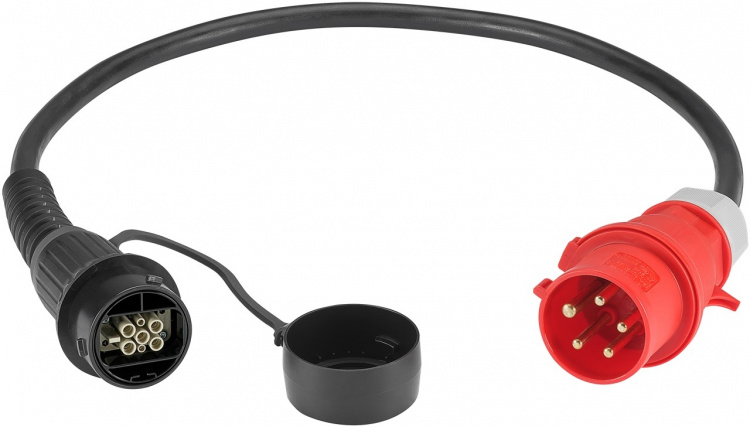 LAPP MOBILITY CEE-ladeadapter Universal, opptil 22 kW, 3-fase (5555923001) 32 A, adapterkabel for LAPPs ladestasjon Universal