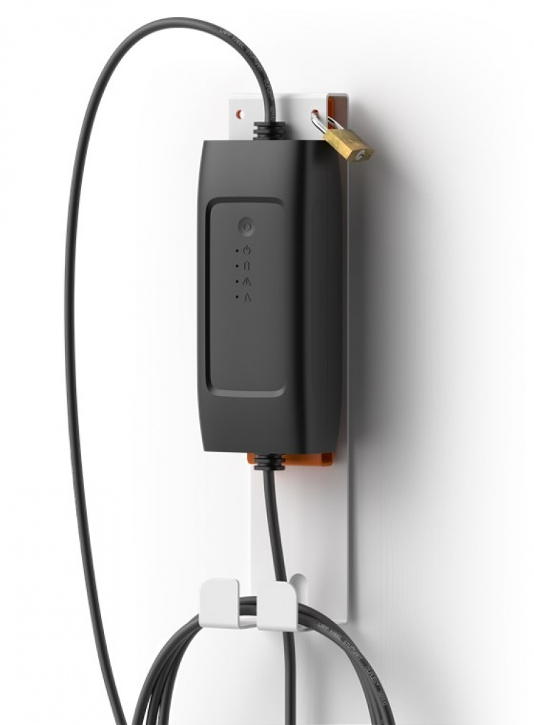 LAPP MOBILITY Veggbrakett for Basic- og Universal-mobilladestasjonene (5555000146) for veggmontering av LAPP Mode 2-mobilladestasjonen