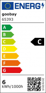 Goobay LED-pære med glødetråd, 6 W E14-sokkel, varmhvit, ikke-dimbar Goobay LED-pære med glødetråd, 6 W E14-sokkel, varmhvit, ikke-dimbar