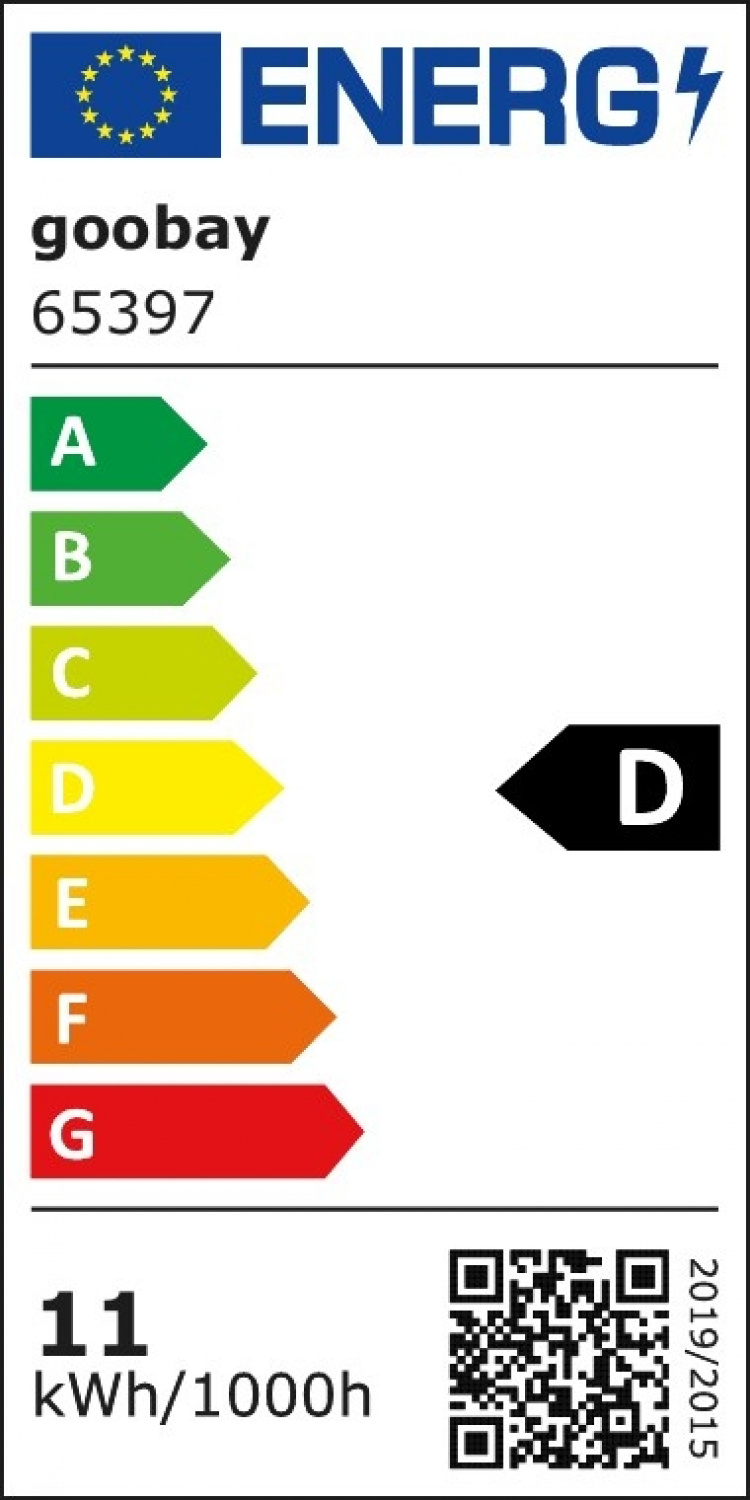 Goobay LED-lampe med glødetråd, 11 W sokkel E27, varmhvit, ikke-dimbar