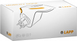 LAPP MOBILITY Mobility Dock elbillader, type Sveits (5555925005) opptil 1,8 kW, 8 A, 1-fase, for mobil lading av hybrid- og elbiler med Type 2-tilkobling LAPP MOBILITY Mobility Dock elbillader, type Sveits (5555925005) opptil 1,8 kW, 8 A, 1-fase, for mobil lading av hybrid- og elbiler med Type 2-tilkobling