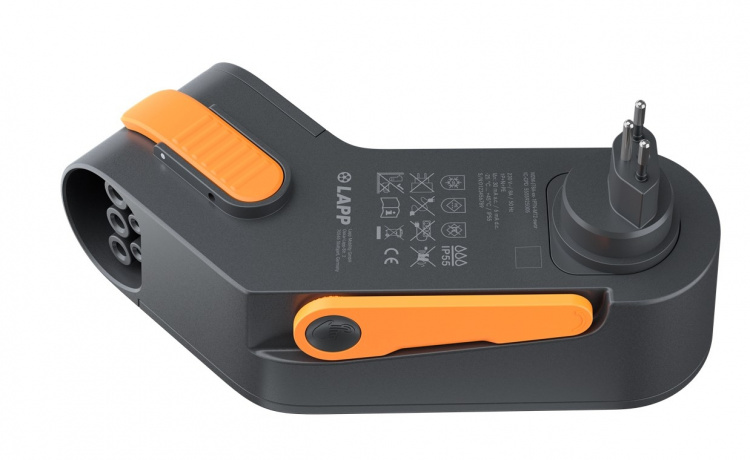 LAPP MOBILITY Mobility Dock elbillader, type Sveits (5555925005) opptil 1,8 kW, 8 A, 1-fase, for mobil lading av hybrid- og elbiler med Type 2-tilkobling LAPP MOBILITY Mobility Dock elbillader, type Sveits (5555925005) opptil 1,8 kW, 8 A, 1-fase, for mobil lading av hybrid- og elbiler med Type 2-tilkobling