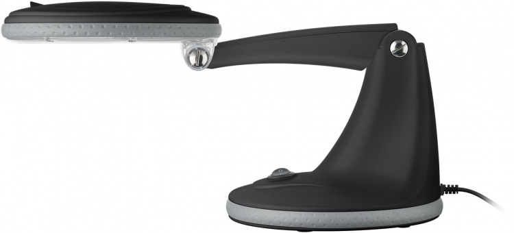 Goobay LED-forstørrelseslampe med stativ, 6 W, svart 450 lm, 100 mm glasslinse, 1,75x forstørrelse, 3 dioptrier Goobay LED-forstørrelseslampe med stativ, 6 W, svart 450 lm, 100 mm glasslinse, 1,75x forstørrelse, 3 dioptrier