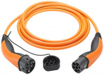 LAPP MOBILITY Type 2-ladekabel, opptil 22 kW, 3 m, oransje () 32 A, 3-faset, for lading av hybrid- og elbiler med Type 2-tilkobling