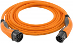 LAPP MOBILITY Type 2-ladekabel, opptil 22 kW, 3 m, oransje () 32 A, 3-faset, for lading av hybrid- og elbiler med Type 2-tilkobling