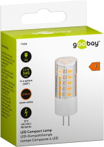 Goobay LED kompaktlampe, 3,5 W G4-sokkel, varmhvit, ikke-dimbar Goobay LED kompaktlampe, 3,5 W G4-sokkel, varmhvit, ikke-dimbar