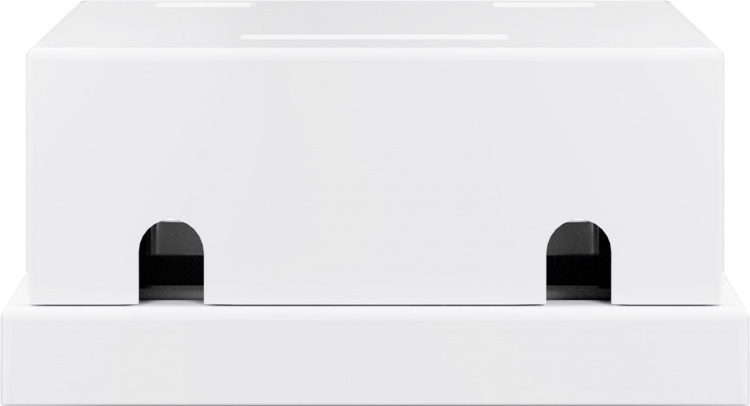 Goobay Keystone tomt deksel, 2-port med enkel snap-in-montering