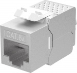Goobay Keystone-modul RJ45 CAT 6A, STP, slim-line 14,7 mm bred, krokodilletype, klemlist for IDC-montering (verktøyfri) Goobay Keystone-modul RJ45 CAT 6A, STP, slim-line 14,7 mm bred, krokodilletype, klemlist for IDC-montering (verktøyfri)